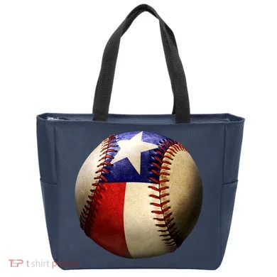 Texas Baseball Tote Bag