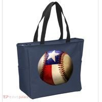 Texas Baseball Tote Bag thumb 2