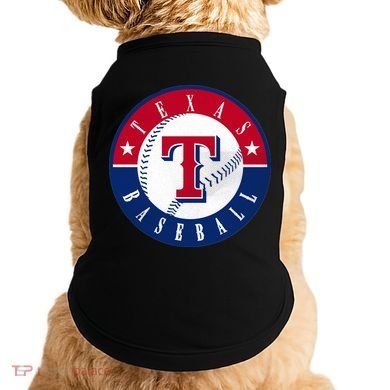 Texas Baseball Fan Vintage Doggie Tank