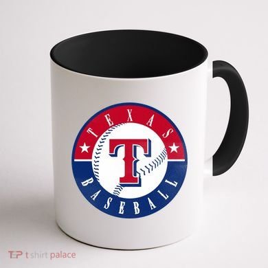 Texas Baseball Fan Vintage Coffee Mug back