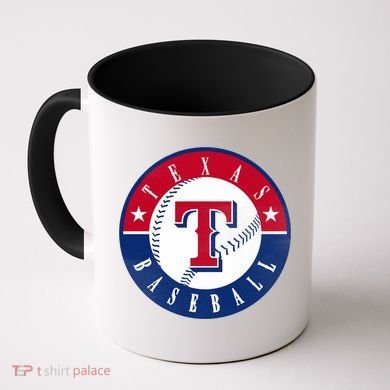 Texas Baseball Fan Vintage Coffee Mug
