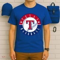 Texas Baseball Fan Vintage T-Shirt thumb 6