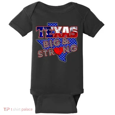 Texas Big and Strong Baby Bodysuit