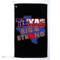 Texas Big and Strong Golf Towel thumb 0