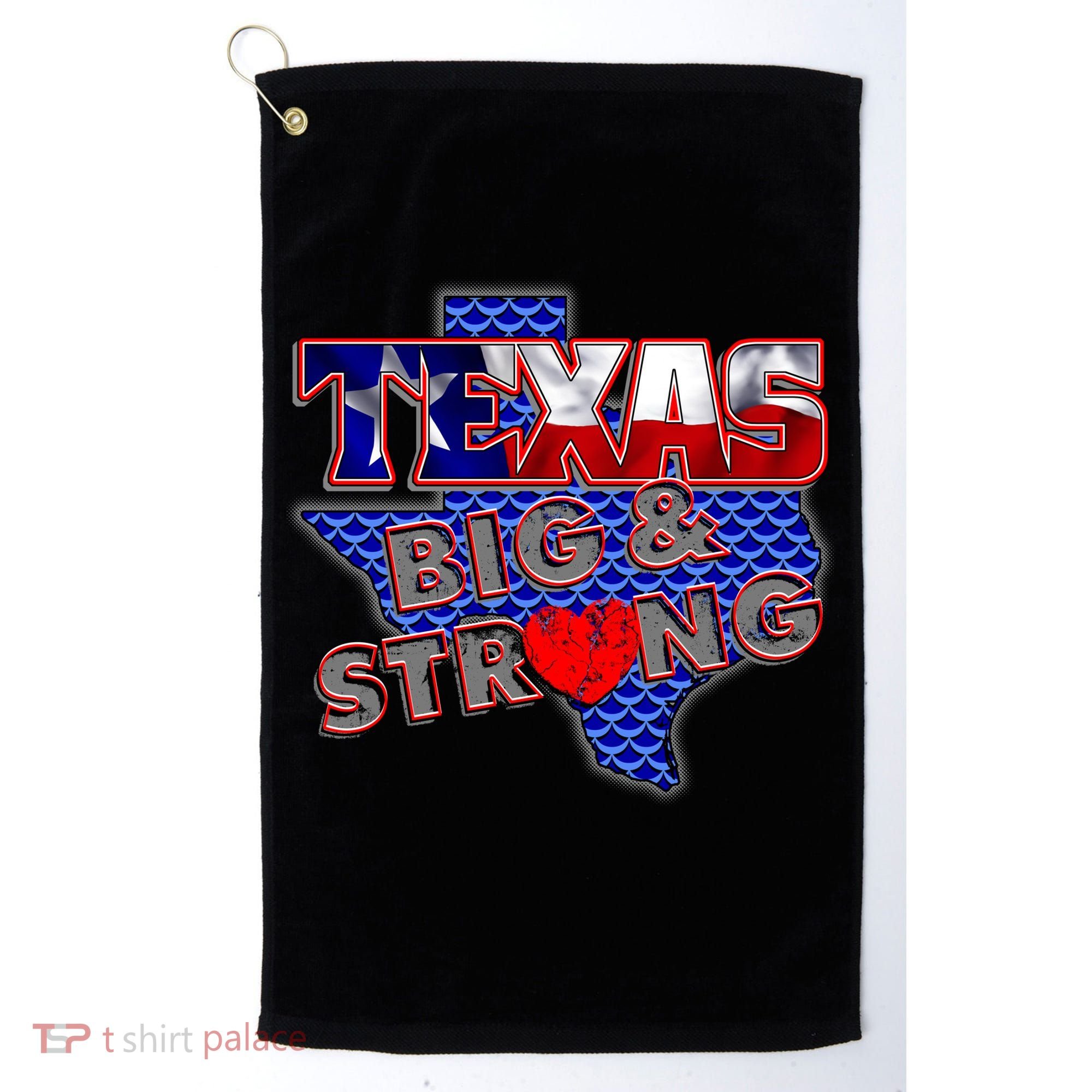 Texas Big and Strong Golf Towel