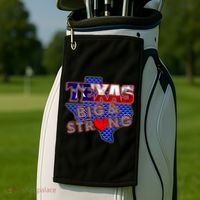 Texas Big and Strong Golf Towel thumb 2