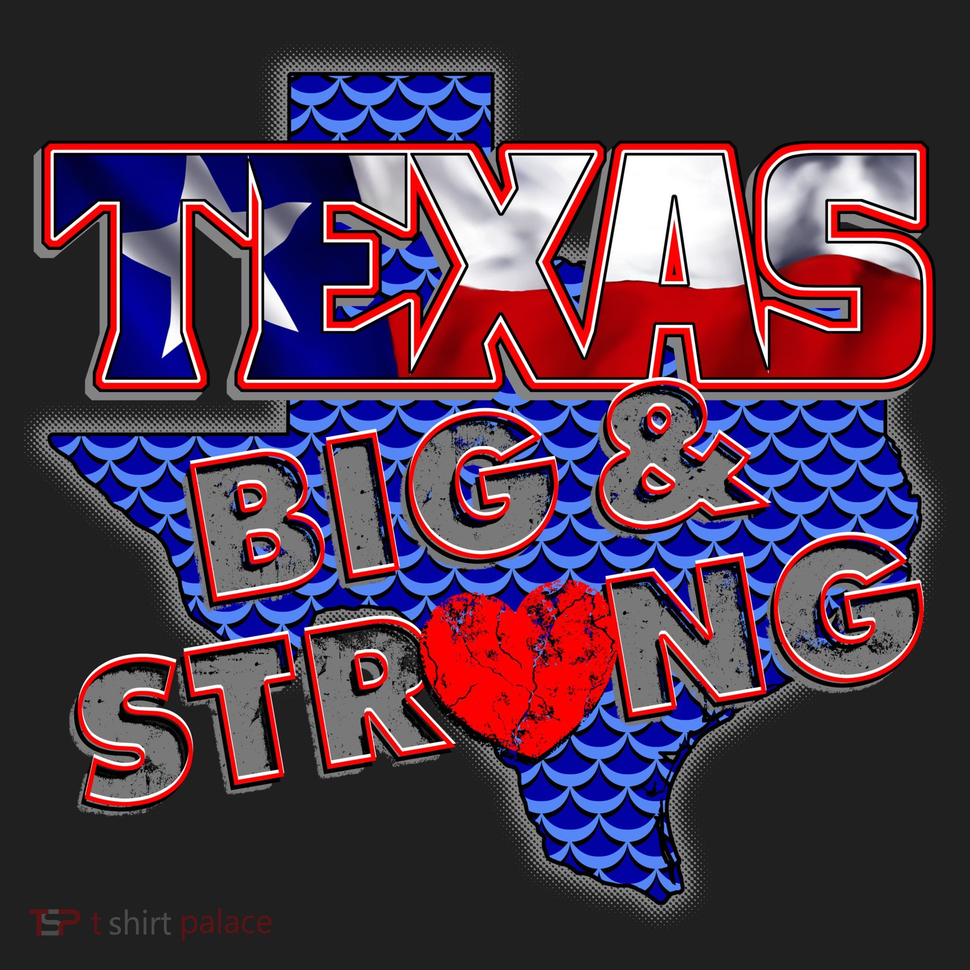 Texas Big and Strong Golf Towel
