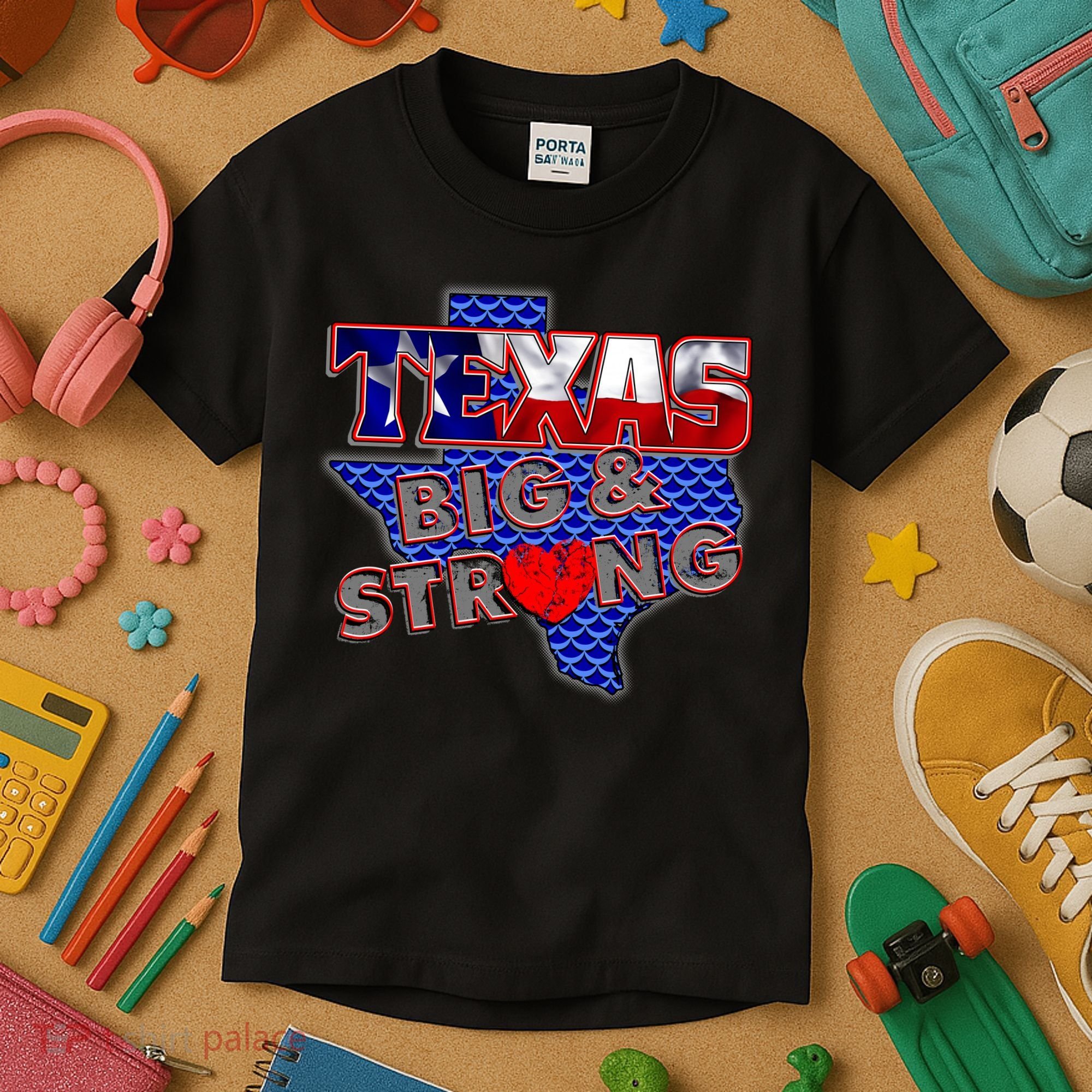Texas Big and Strong Kids T-Shirt