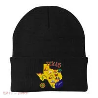 Texas Cartoon Map Beanie thumb 0