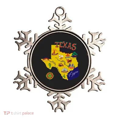 Texas Cartoon Map Ornament