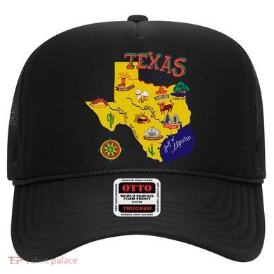 Texas Cartoon Map Hat