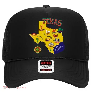 Texas Cartoon Map Hat
