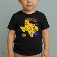 Texas Cartoon Map Toddler T-Shirt thumb 2