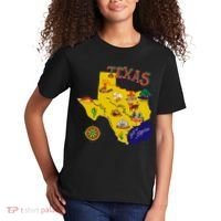 Texas Cartoon Map Kids T-Shirt thumb 2