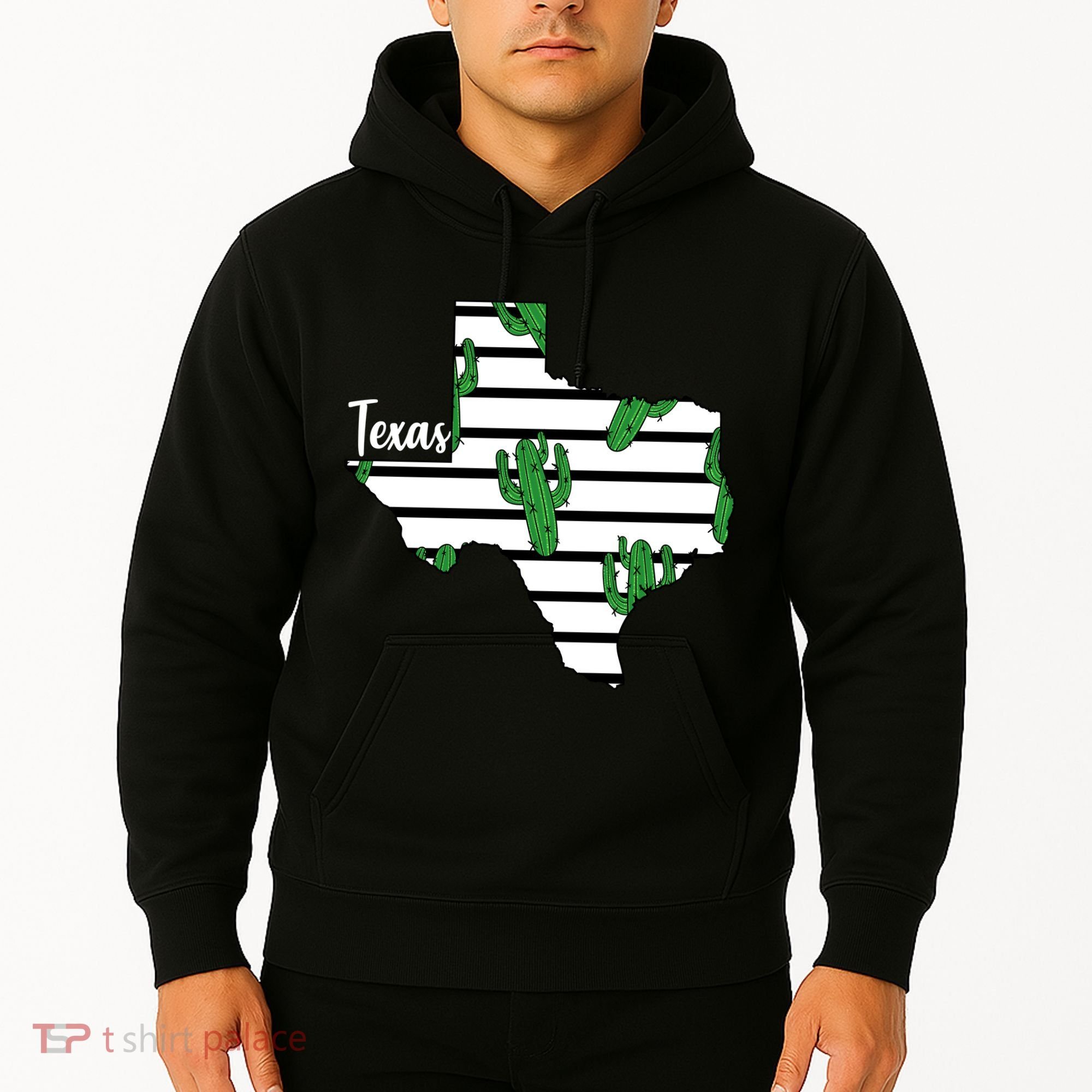 Texas Floral Cactus Hoodie