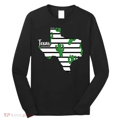 Texas Floral Cactus Long Sleeve Shirt