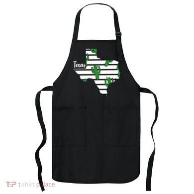 Texas Floral Cactus Apron