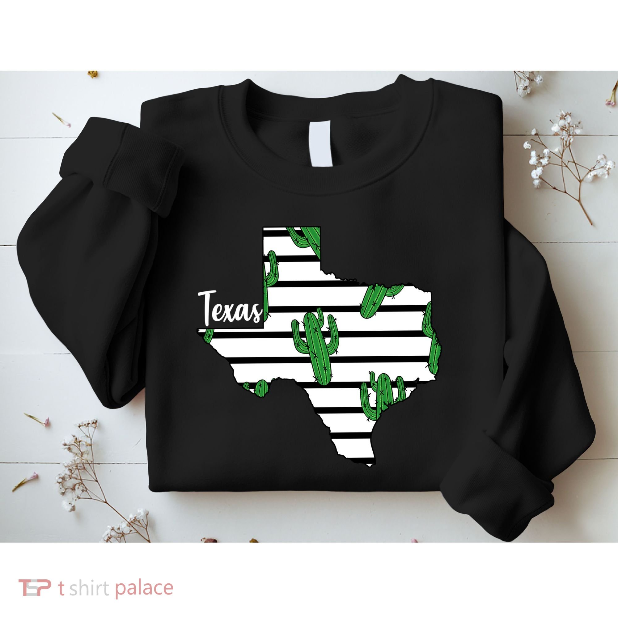 Texas Floral Cactus Sweatshirt