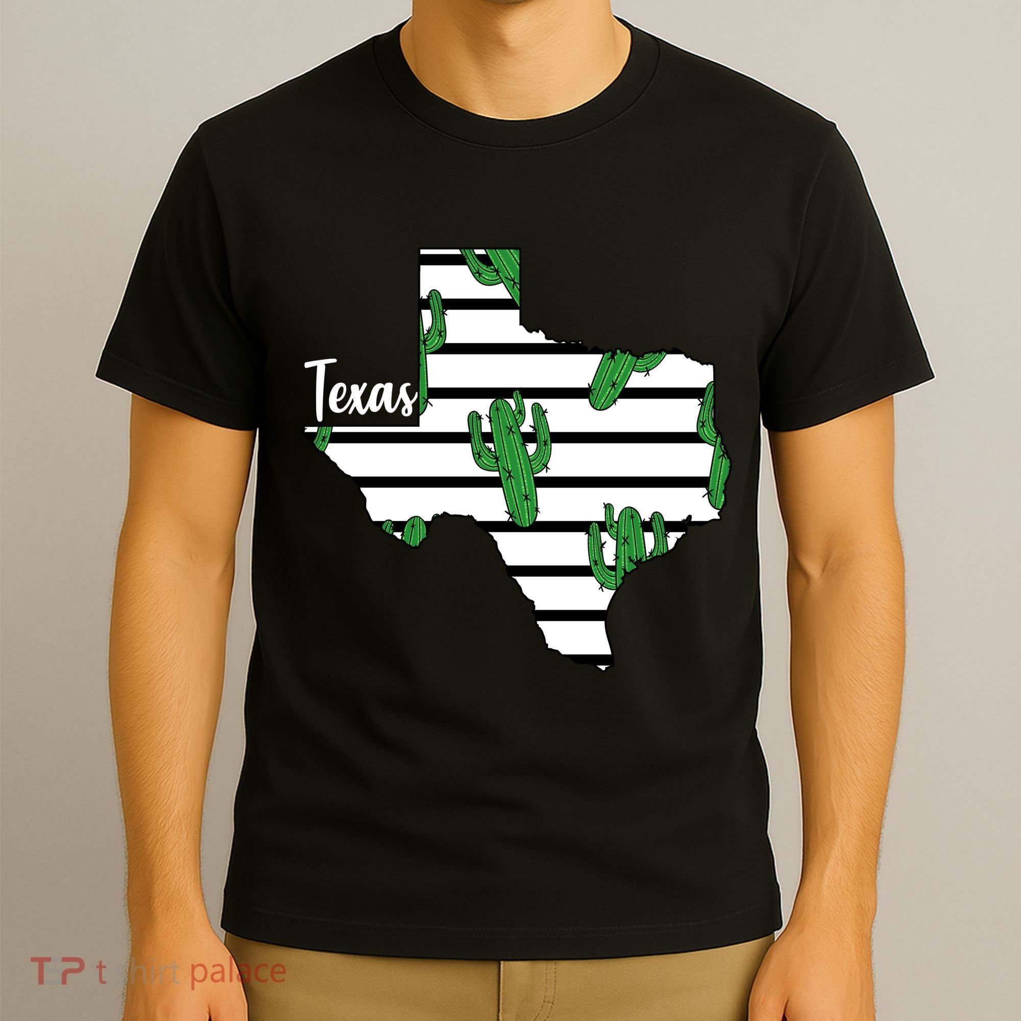 Texas Floral Cactus T-Shirt