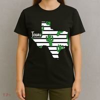 Texas Floral Cactus T-Shirt thumb 4
