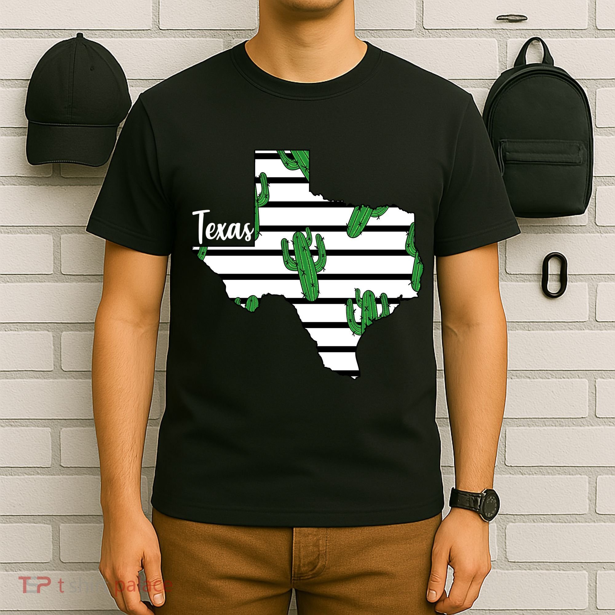 Texas Floral Cactus T-Shirt