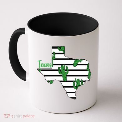 Texas Floral Cactus Coffee Mug