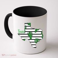 Texas Floral Cactus Coffee Mug thumb 0