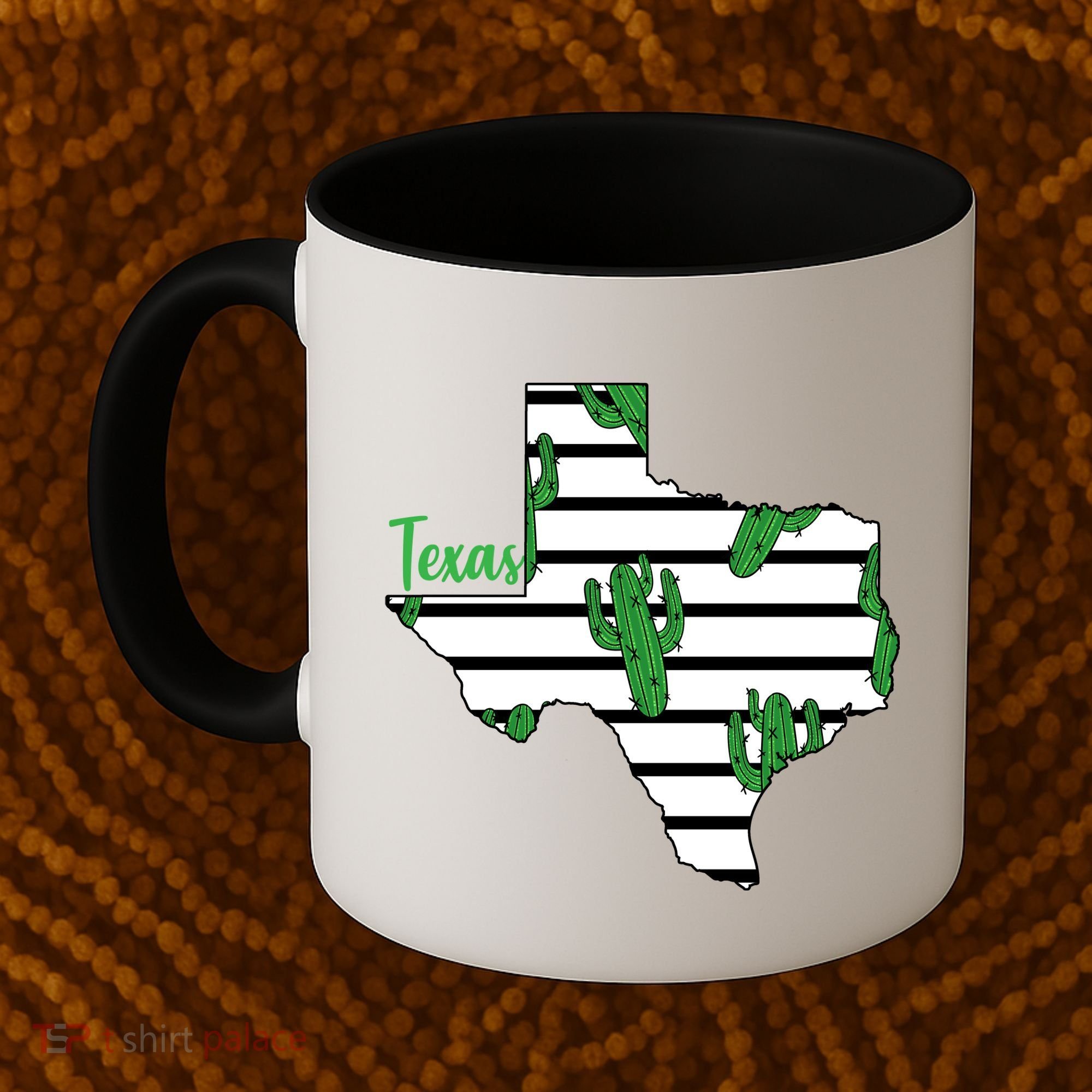 Texas Floral Cactus Coffee Mug