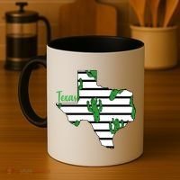 Texas Floral Cactus Coffee Mug thumb 4