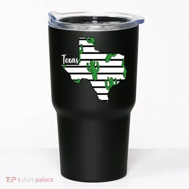 Texas Floral Cactus Tumbler