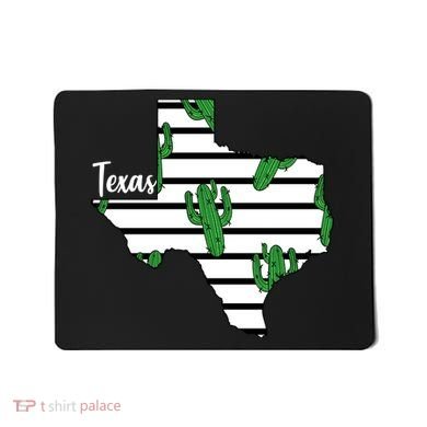 Texas Floral Cactus Mousepad