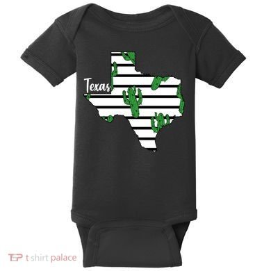 Texas Floral Cactus Baby Bodysuit