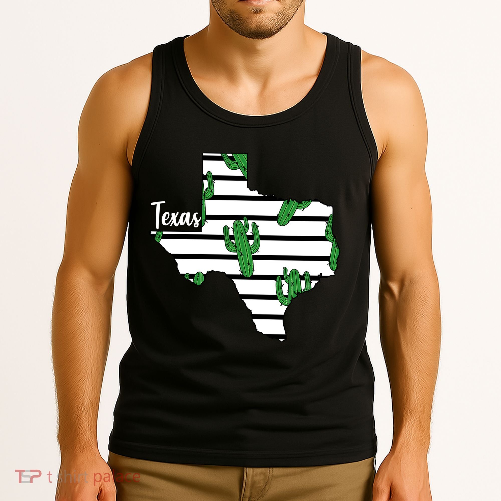 Texas Floral Cactus Tank Top