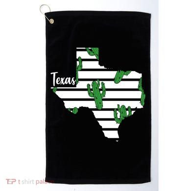 Texas Floral Cactus Golf Towel