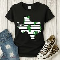Texas Floral Cactus Women's T-Shirt thumb 3