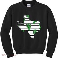 Texas Floral Cactus Kids Sweatshirt thumb 0