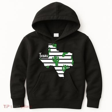 Texas Floral Cactus Kids Hoodie