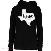 Texas Home State Womens Funnel Neck Pullover Hood thumb 0