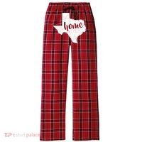Texas Home State Women's Flannel Plaid Pajama Pants thumb 0