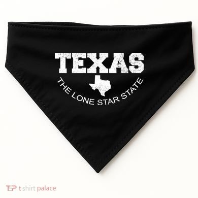 Texas Lone Star State USA-Made Doggie Bandana