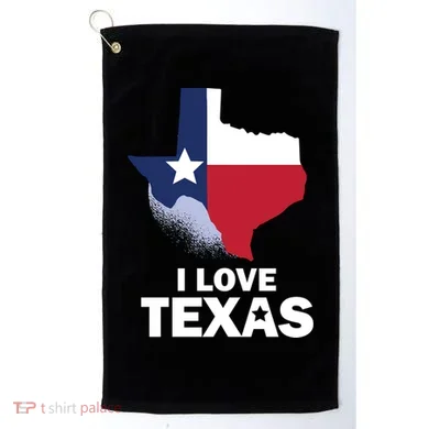 Texas Love Golf Towel