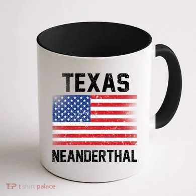 Texas Neanderthal  Coffee Mug back