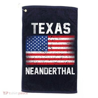 Texas Neanderthal  Golf Towel