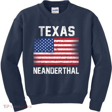 Texas Neanderthal  Kids Sweatshirt