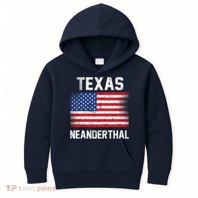 Texas Neanderthal  Kids Hoodie