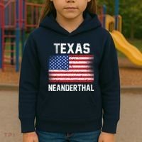 Texas Neanderthal  Kids Hoodie thumb 3
