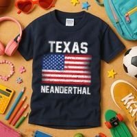 Texas Neanderthal  Kids T-Shirt thumb 3