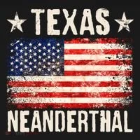 Texas Neanderthal Distressed US Flag Doggie Tank thumb 4