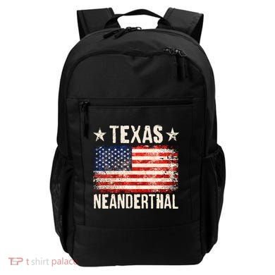 Texas Neanderthal Distressed US Flag Backpack