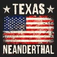 Texas Neanderthal Distressed US Flag Tumbler thumb 3